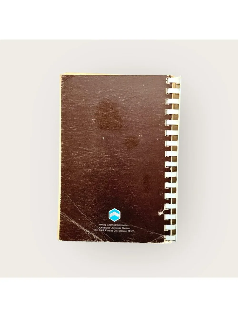 Vintage All American Cookbook Comb Bound Binding Mobay Chemical Corporation
